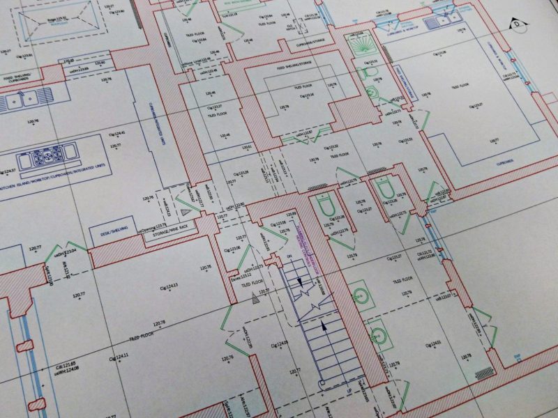 Floor plan example drawing