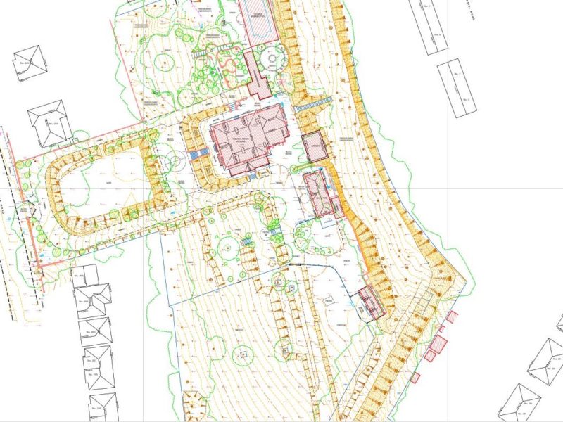 Topographic Survey Residential Plot